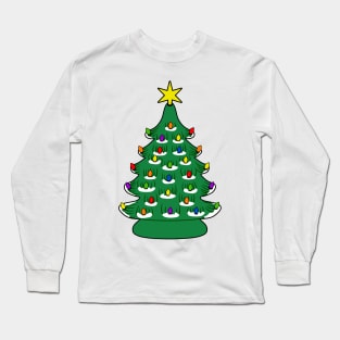 ceramic christmas trees Long Sleeve T-Shirt